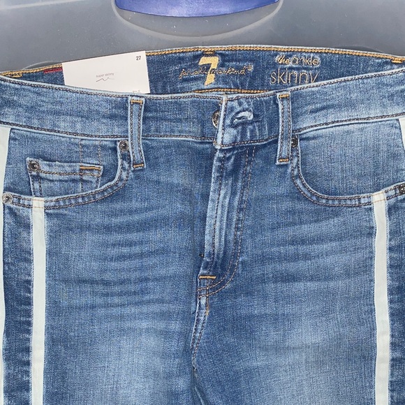 7 For All Mankind Denim - 7 for all mankind Blue Skinny Jeans